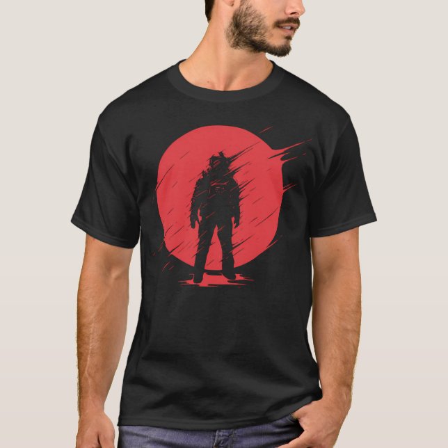 Camiseta Astronauta Na Frente Do Sol (Frente)