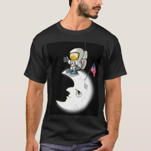 Camiseta Astronauta na Lua