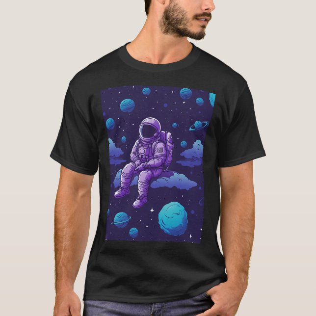 Camiseta Astronauta Na Nuvem (Frente)