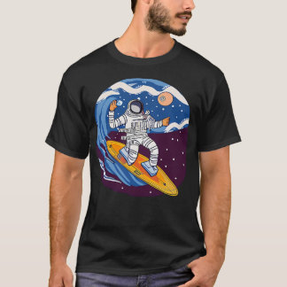 Camiseta Astronauta Navegando No Espaço