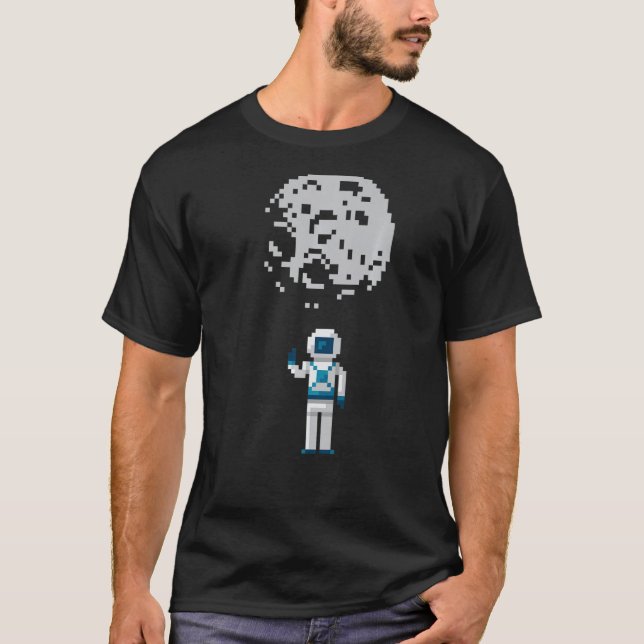 Camiseta Astronauta Nft S Para A Lua Crypto Nft 1 (Frente)