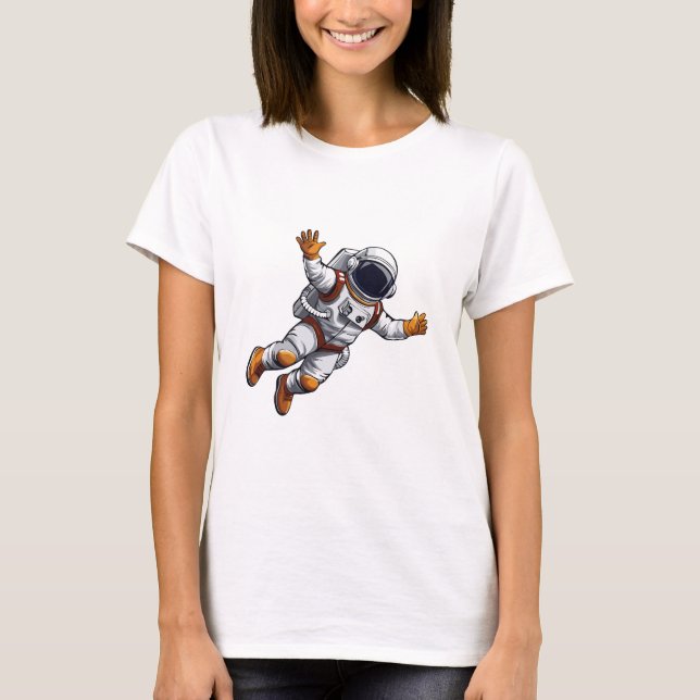 Camiseta Astronauta no espaço (Frente)