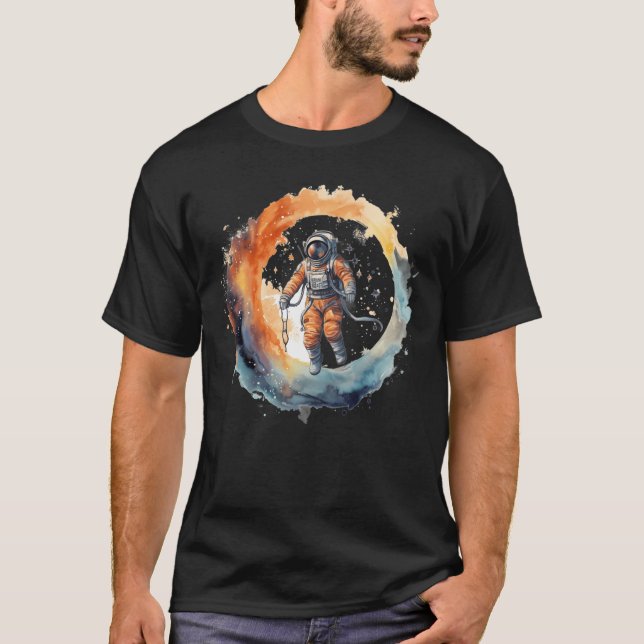 Camiseta Astronauta No Espaço (Frente)