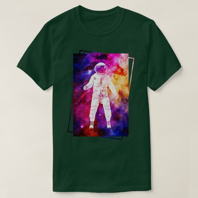 Camiseta Astronauta no Espaço 2 (Frente do Design)