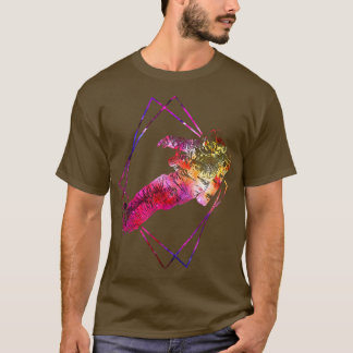 Camiseta Astronauta no espaço sideral
