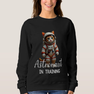 Camiseta Astronauta no Treinamento sobre o Espaço de Vintag