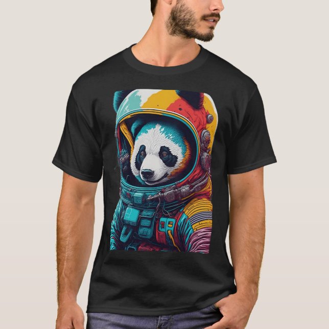 Camiseta Astronauta Panda (Frente)