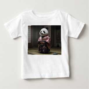 Camiseta Astronauta Panda Kawaii Comendo Bao em Gravidade Z
