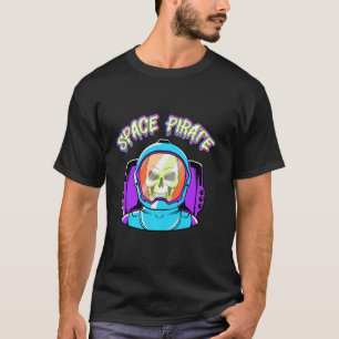 Camiseta Astronauta Para Adultos Astronautas Piratas Espaci