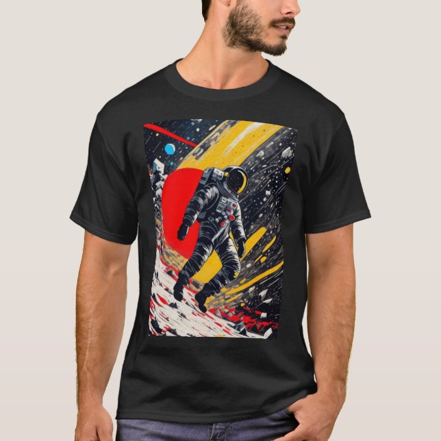 Camiseta Astronauta perdido no espaço externo (Frente)