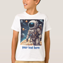Camiseta Astronauta, personalizável