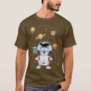 Camiseta Astronauta Planetas de Astronomia Espacial Animal 