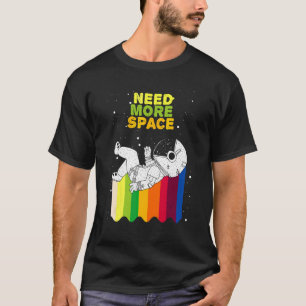 Camiseta Astronauta Precisa De Mais Espaço Galáxia Espacial