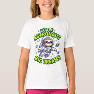 Camiseta Astronauta Preguiçoso Fofo "Pequeno Astronauta, Gr