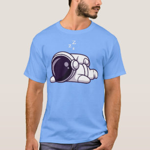 Camiseta Astronauta Prone Cartoon