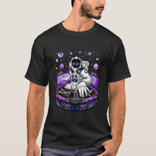 Camiseta Astronauta Psychedelic Music DJ