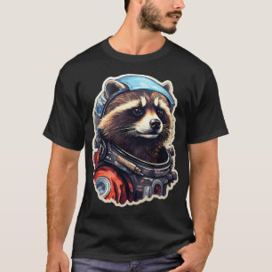 Camiseta Astronauta Raccoon