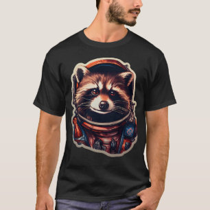 Camiseta Astronauta Raccoon