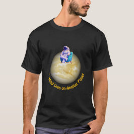 Camiseta Astronauta Relaxado Sentado no Planeta