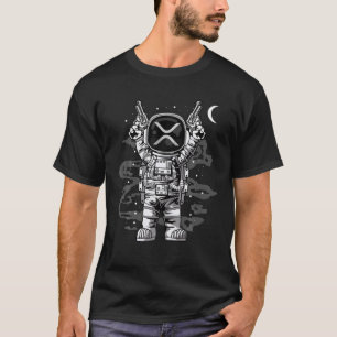 Camiseta Astronauta Ripple A Moeda XRP Para O Token Cripto 
