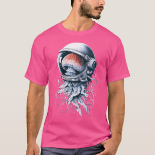 Camiseta Astronauta Scuba, Astronauta de Água-Viva Espacial