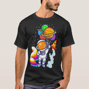 Camiseta Astronauta segundo aniversário Infantil 2 Anos Tra