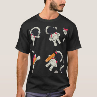 Camiseta Astronauta sem Olhar - Corte de Padrão