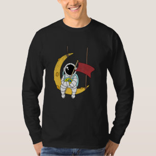 Camiseta Astronauta Sinalizador Astronômico Planeta Futuro 