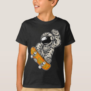 Camiseta Astronauta Skateboarder, Amante de Skate, Astro