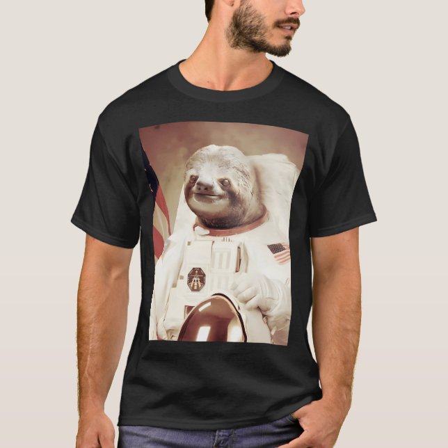 Camiseta Astronauta Sloth (Frente)