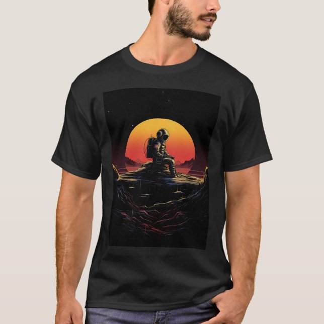 Camiseta Astronauta solitário (Frente)