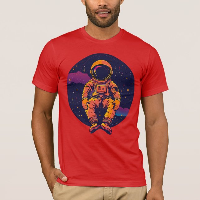 Camiseta Astronauta Sonhador Cósmico – Explore (Frente)