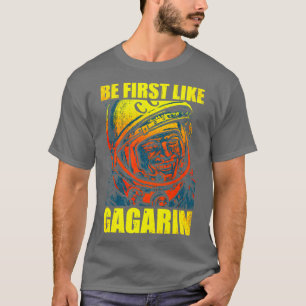 Camiseta Astronauta soviética do Cosmonauta Yuri Gagarin7