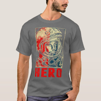 Camiseta Astronauta soviético do Cosmonauta Yuri Gagarin 11