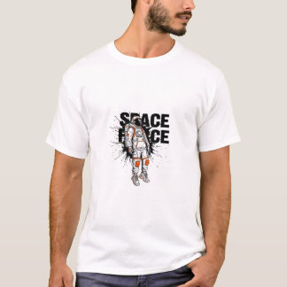 Camiseta Astronauta Streetwear com Capuz Moda Espacial