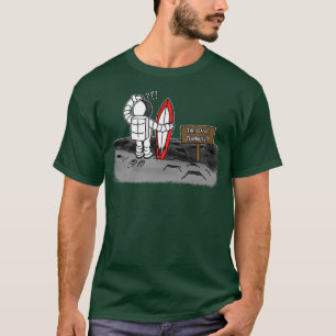 Camiseta Astronauta Surge O Mar Da Lua De Tranquilidade Sur