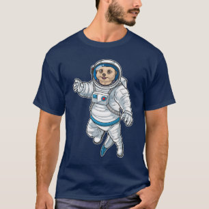 Camiseta Astronauta Suricata Espaço