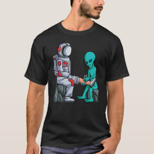 Camiseta Astronauta Tatuador alienígena Tatuando OVNI Lover