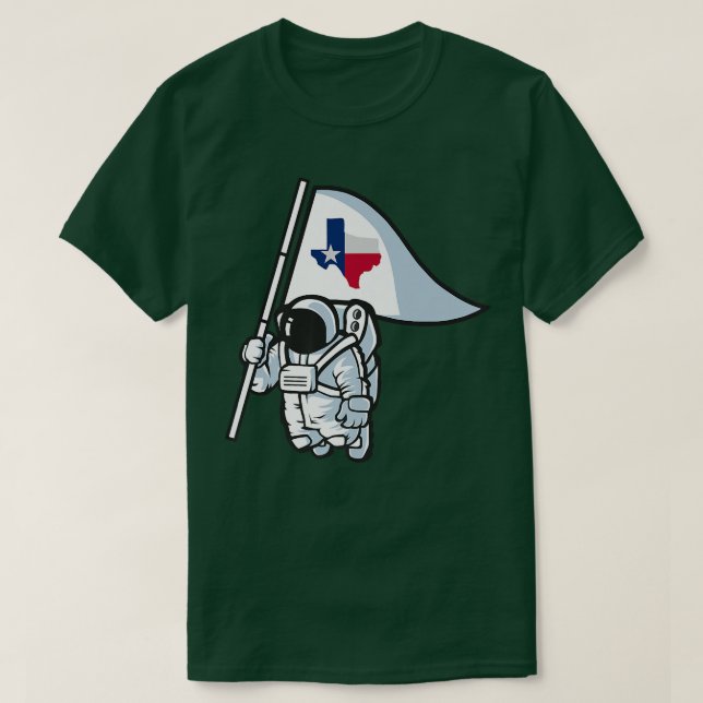 Camiseta Astronauta Teas Pride Space Eploration (Frente do Design)