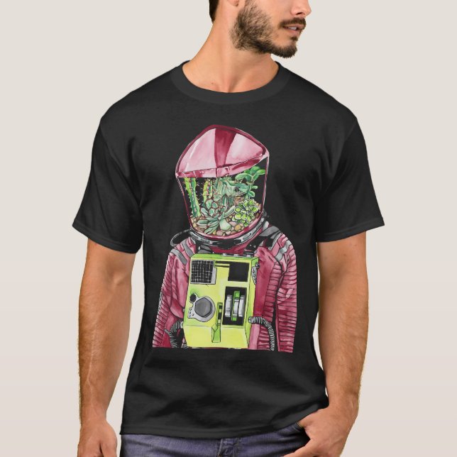 Camiseta Astronauta Terrarium (Frente)