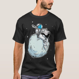 Camiseta Astronauta Tocando Violão Elétrico Dando Amor ao V