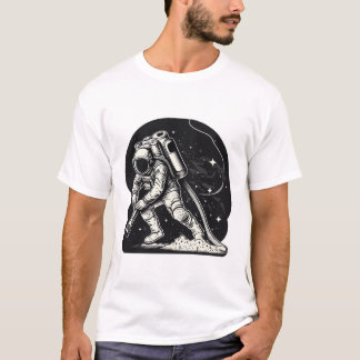 Camiseta Astronauta Vacuumagem Estrelas Legal