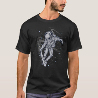 Camiseta Astronauta Viajando Em Um skate