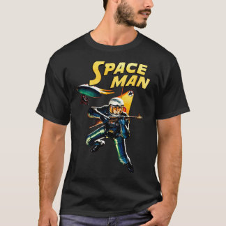 Camiseta Astronauta Vintage Espachante Ciência Ficção Voand
