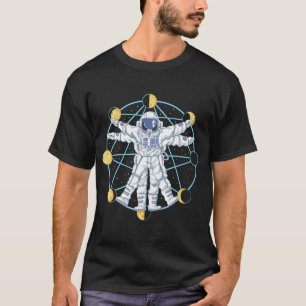 Camiseta astronauta vitruvian