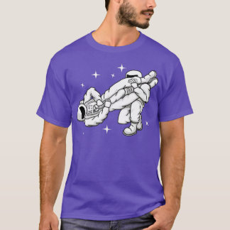 Camiseta Astronauta Weltraum Jiu Jitsu Karate Kampfsport