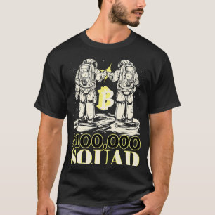 Camiseta Astronautas Crypto Currency Trader 100000 Bitmoney