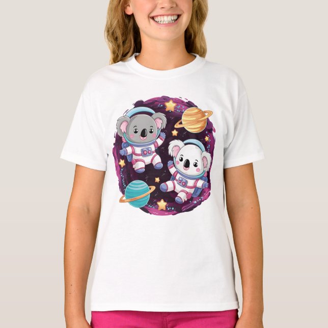 Camiseta Astronautas da Koala (Frente)