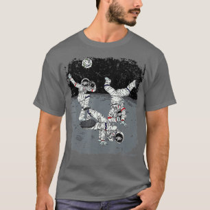 Camiseta Astronautas De Breakdancing Na Lua