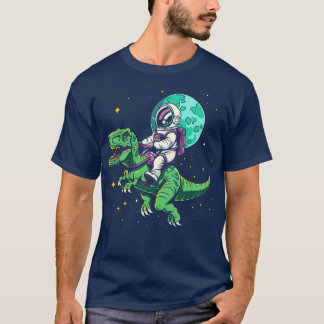 Camiseta Astronautas montando TRex